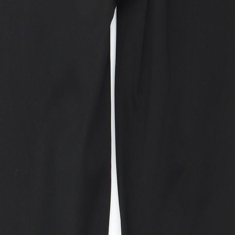 Preowrn Womens Black  Jersey Capri Leggings Size M L26 in