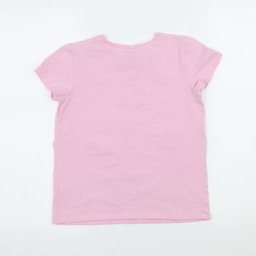 Matalan Girls Pink  Jersey Basic T-Shirt Size 10 Years  - LOL Dolls
