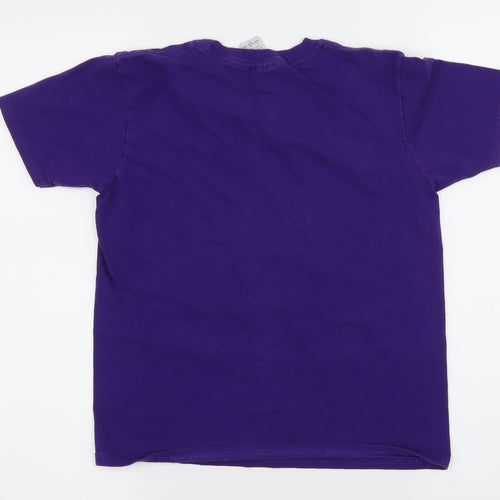 Gilan Girls Purple  Jersey Basic T-Shirt Size L  - I am A Unicorn