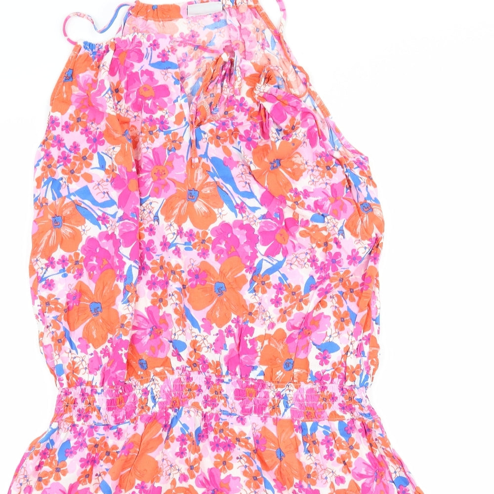 NEXT Womens Pink Floral  Slip Dress  Size 18