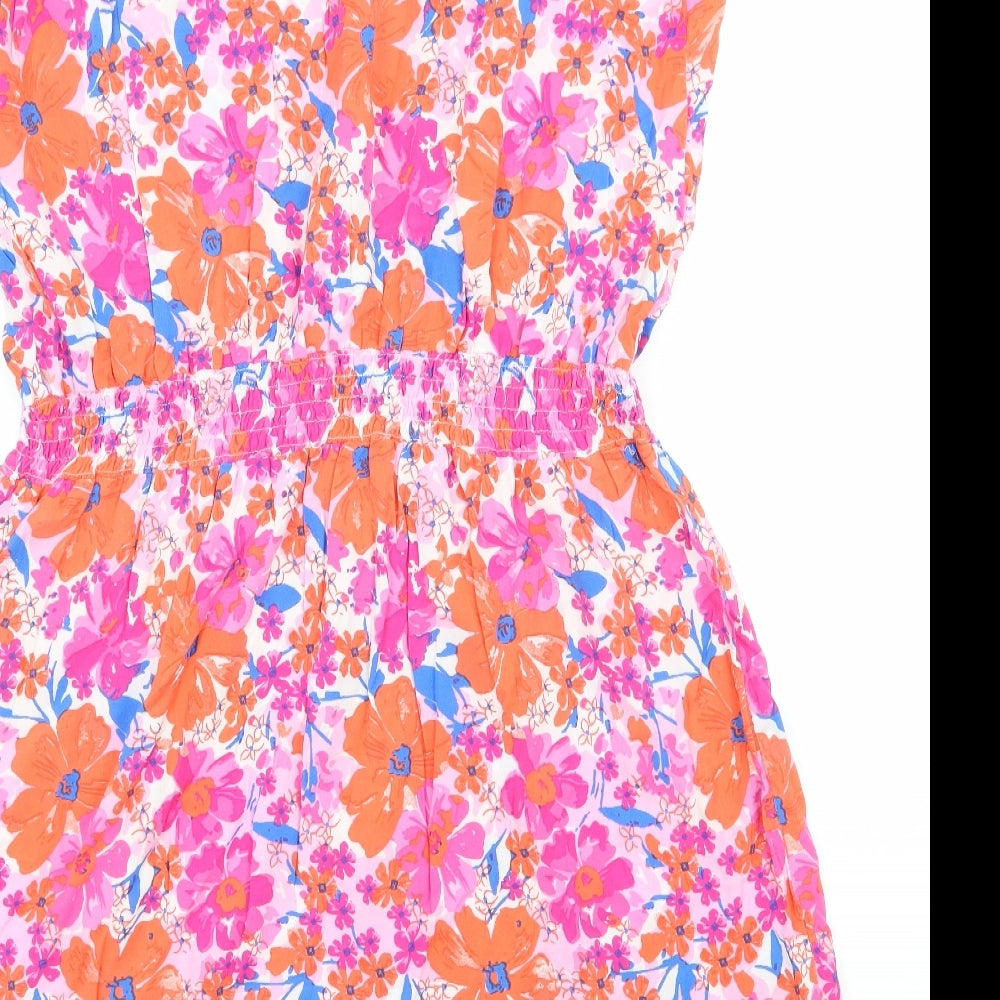 NEXT Womens Pink Floral  Slip Dress  Size 18