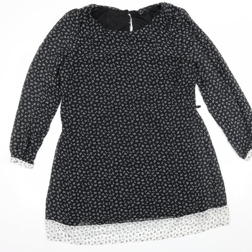 Atmosphere Womens Black  Chiffon A-Line  Size 16