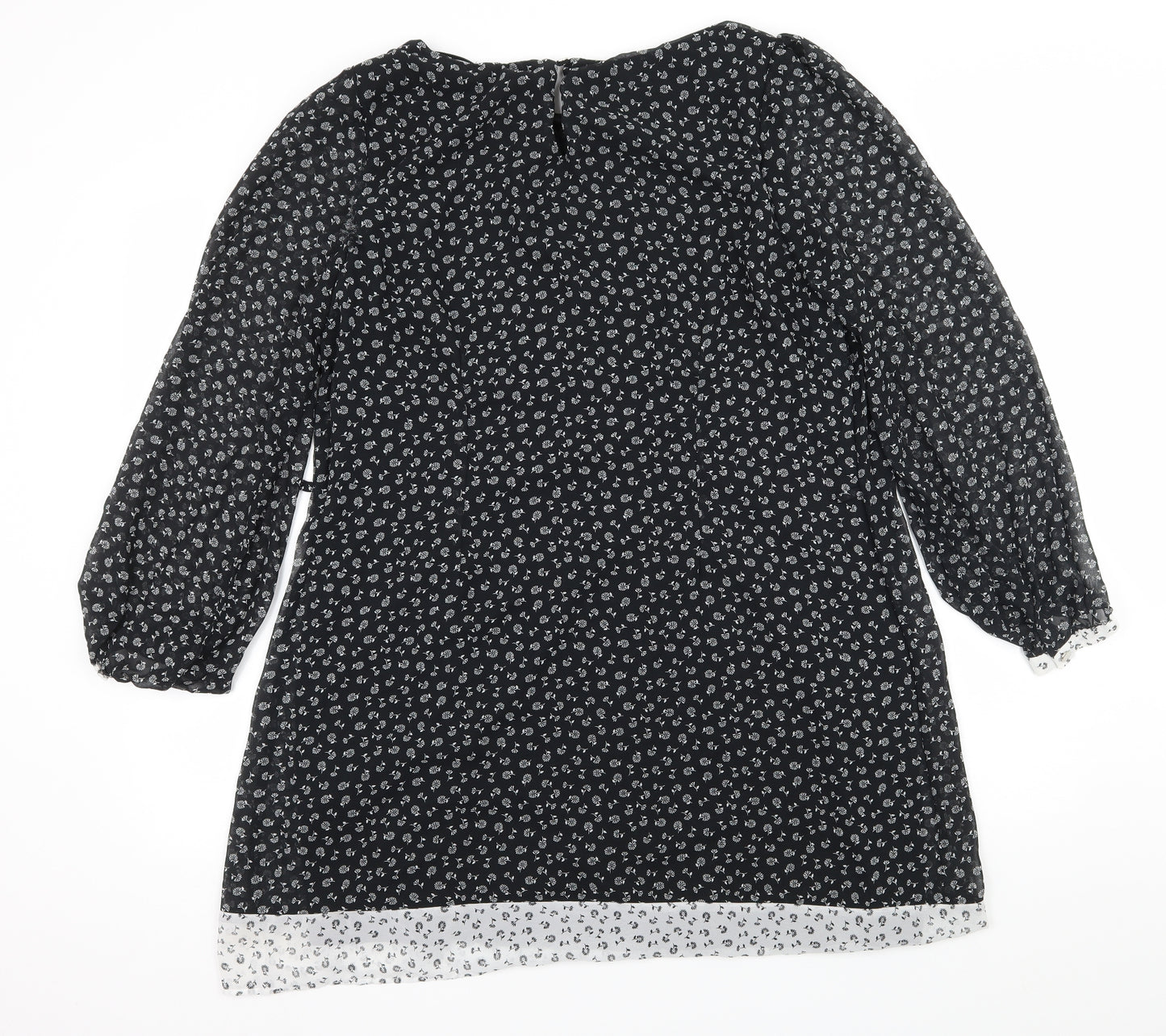 Atmosphere Womens Black  Chiffon A-Line  Size 16