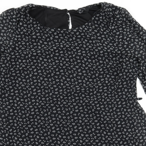 Atmosphere Womens Black  Chiffon A-Line  Size 16