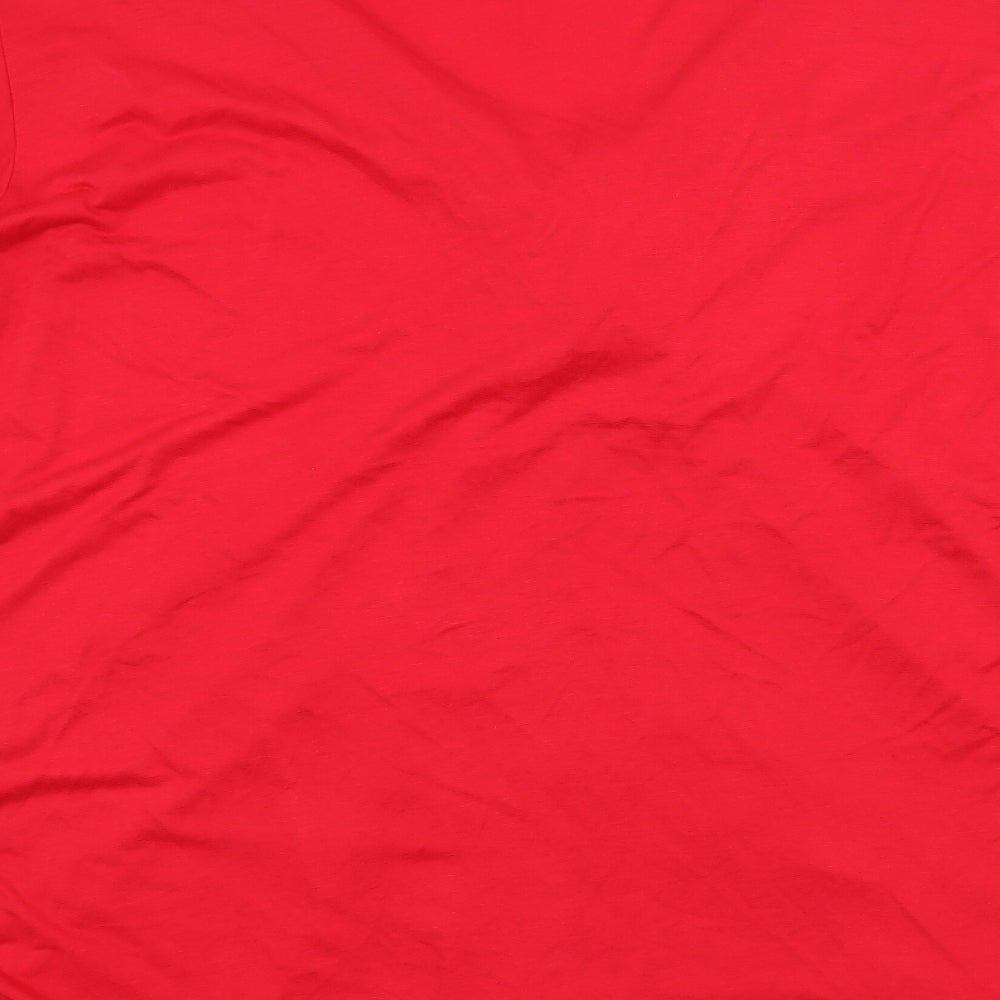 Rogers + Rogers Womens Red  Jersey Basic T-Shirt Size 28