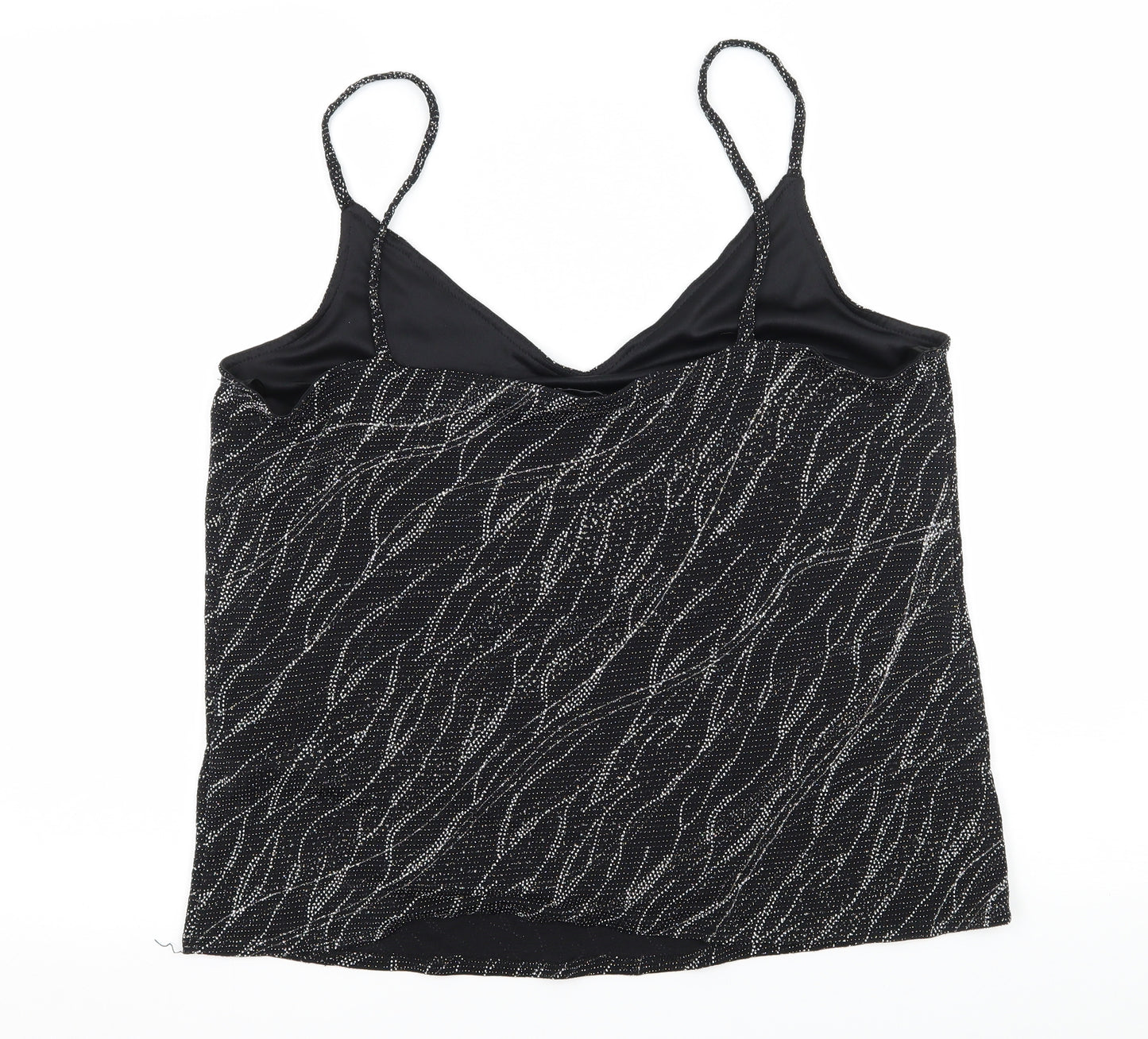 F& Womens Black  Jersey Basic Tank Size 14