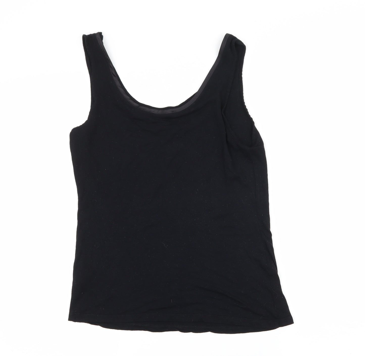 Oasis Womens Black  Jersey Basic Tank Size M