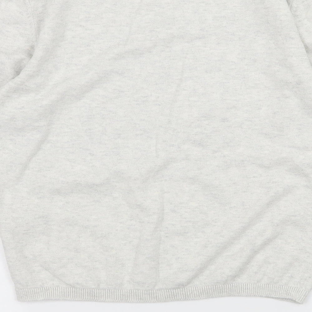 H&M Girls Grey  Knit Pullover Jumper Size 11-12 Years  - Unicorn
