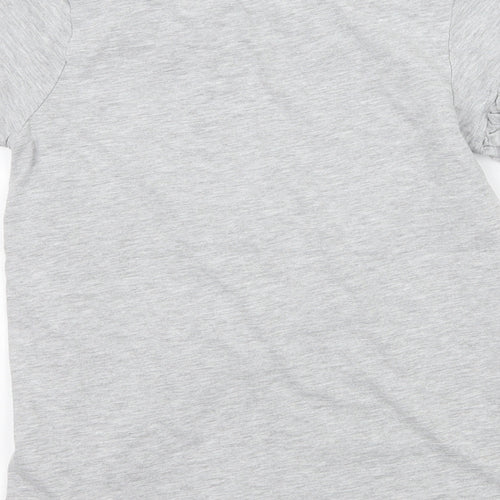 George Girls Grey  Jersey Basic T-Shirt Size 10 Years  - Rocket