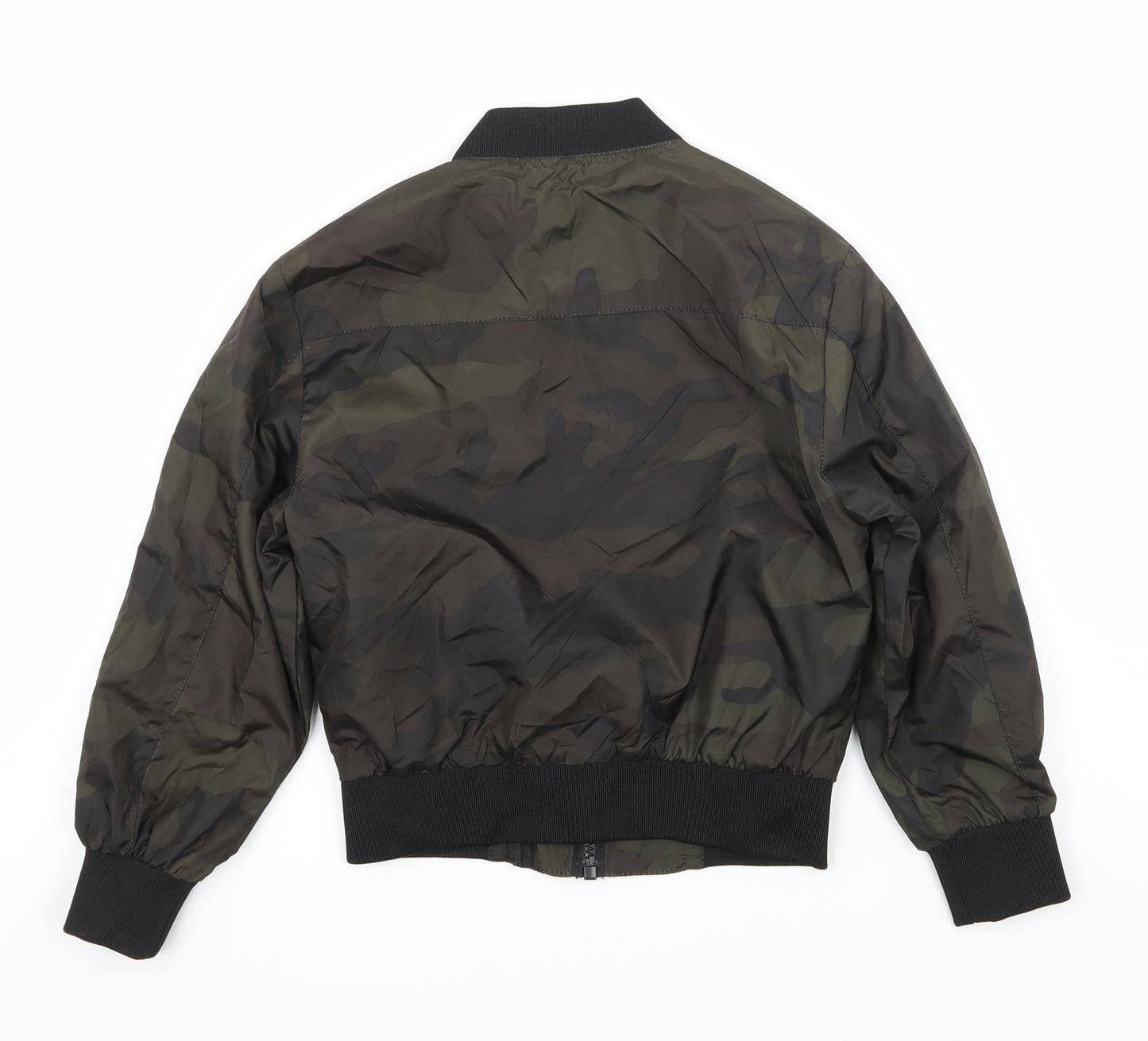 Fluid Boys Green Camouflage  Bomber Jacket Jacket Size 5-6 Years