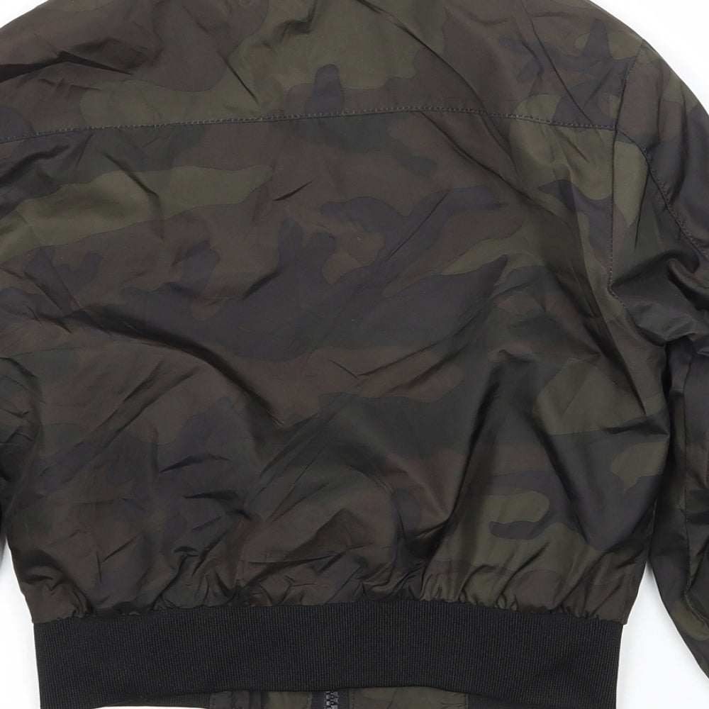 Fluid Boys Green Camouflage  Bomber Jacket Jacket Size 5-6 Years