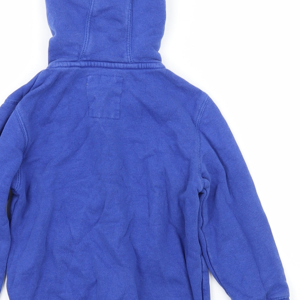 NEXT Boys Blue  Jersey Full Zip Hoodie Size 3-4 Years