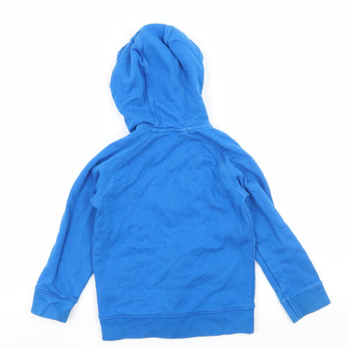 Mountain Warehouse Boys Blue  Jersey Full Zip Hoodie Size 5-6 Years  - Monster