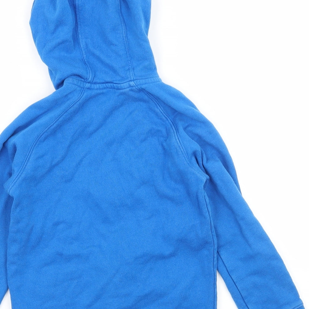 Mountain Warehouse Boys Blue  Jersey Full Zip Hoodie Size 5-6 Years  - Monster