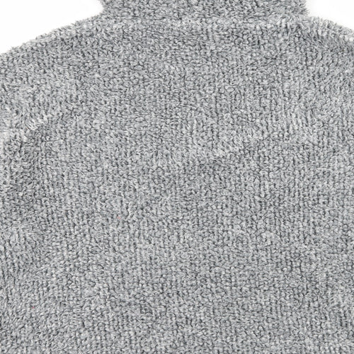 F&F Mens Grey  Fleece Pullover Hoodie Size XL