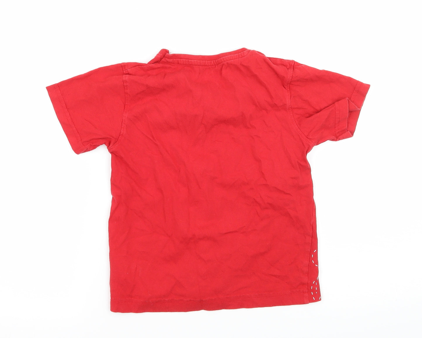 Mountain Warehouse Boys Red  Jersey Basic T-Shirt Size 5-6 Years