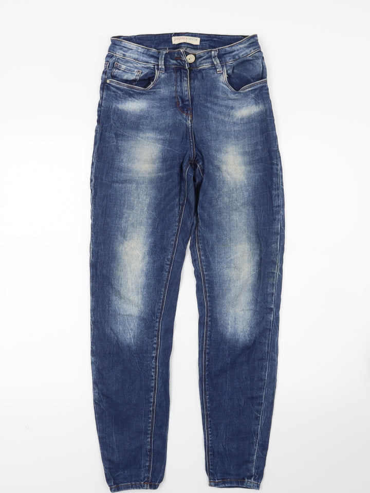 Papaya Womens Blue Denim Skinny Jeans Size 8 L27 in