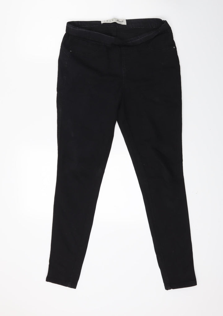Primark Womens Black Denim Jegging Jeans Size 10 L26 in