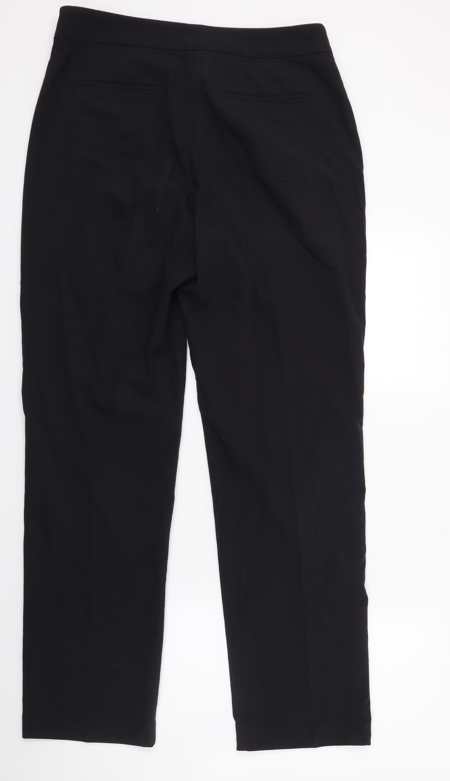 TU Womens Black   Trousers  Size 14 L28 in