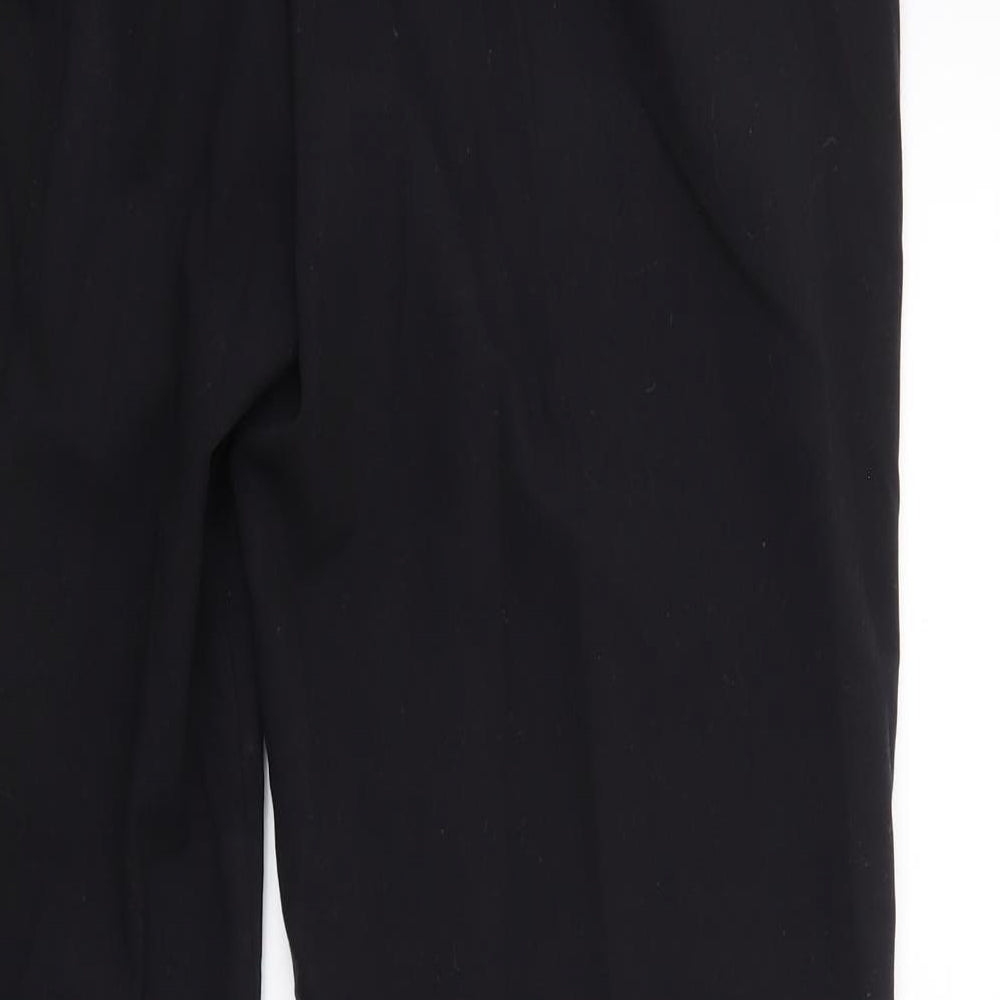 TU Womens Black   Trousers  Size 14 L28 in