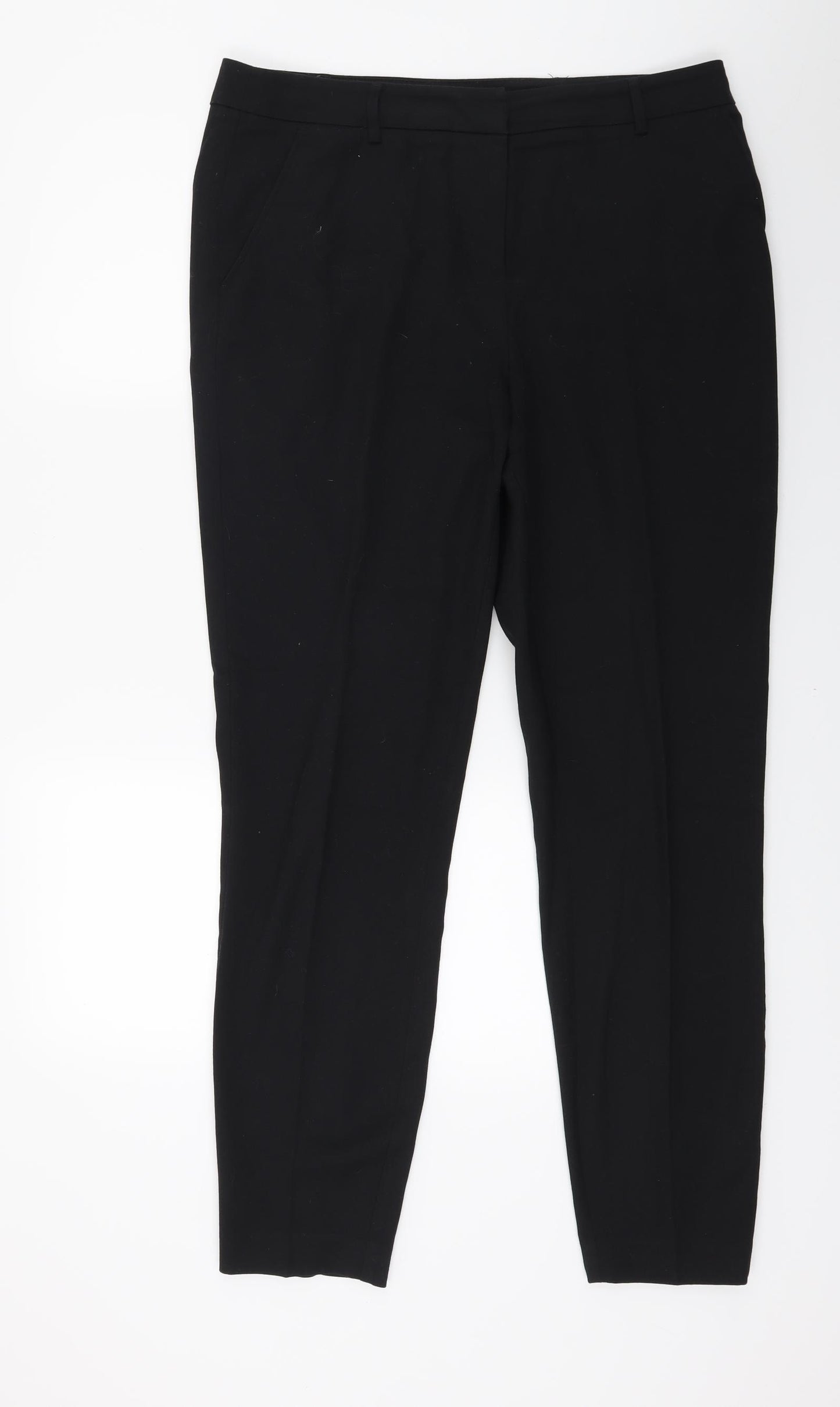 TU Womens Black   Trousers  Size 14 L28 in