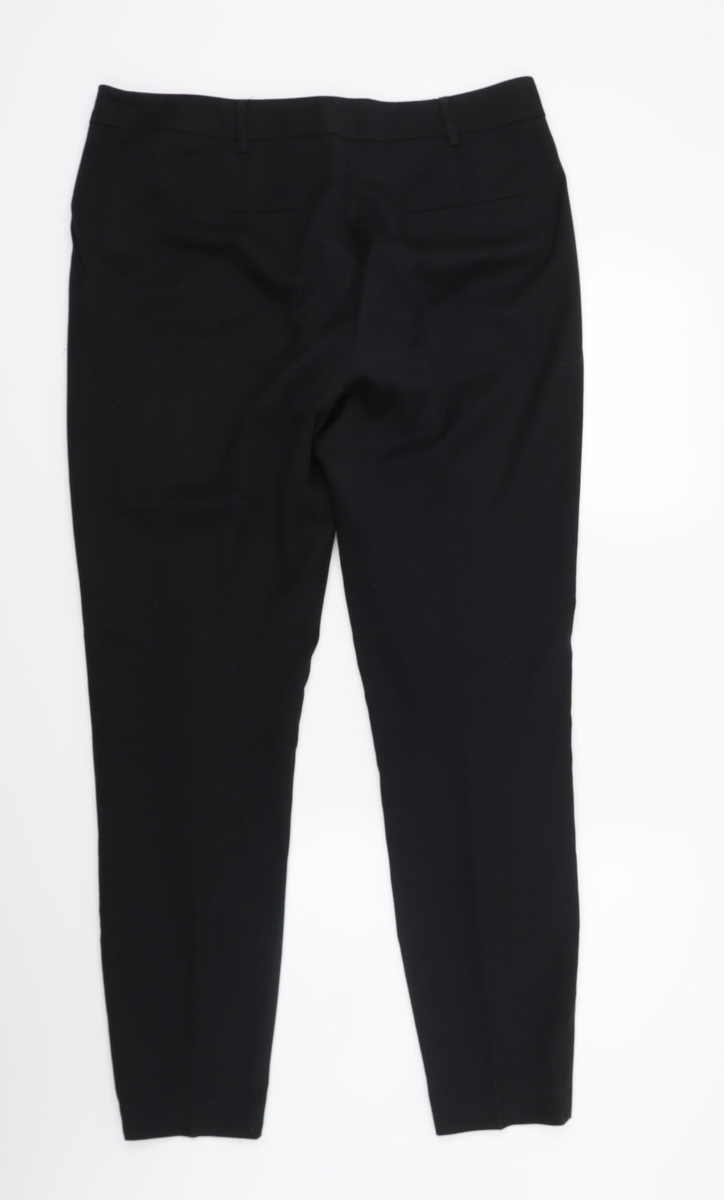 TU Womens Black   Trousers  Size 14 L28 in