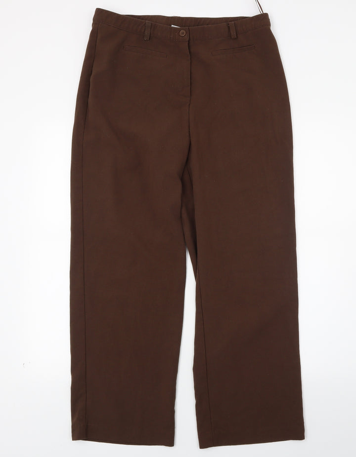 Damart Womens Brown   Trousers  Size 14 L25 in