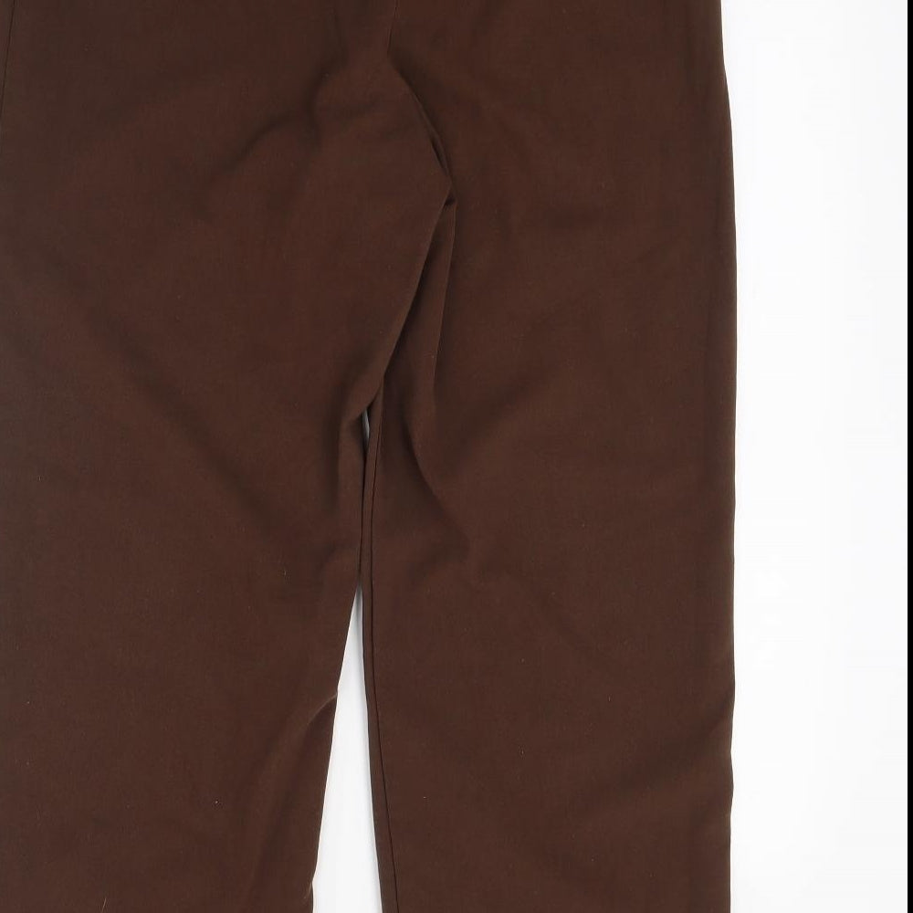 Damart Womens Brown   Trousers  Size 14 L25 in