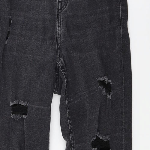Divided Womens Black  Denim Skinny Jeans Size 6 L26 in