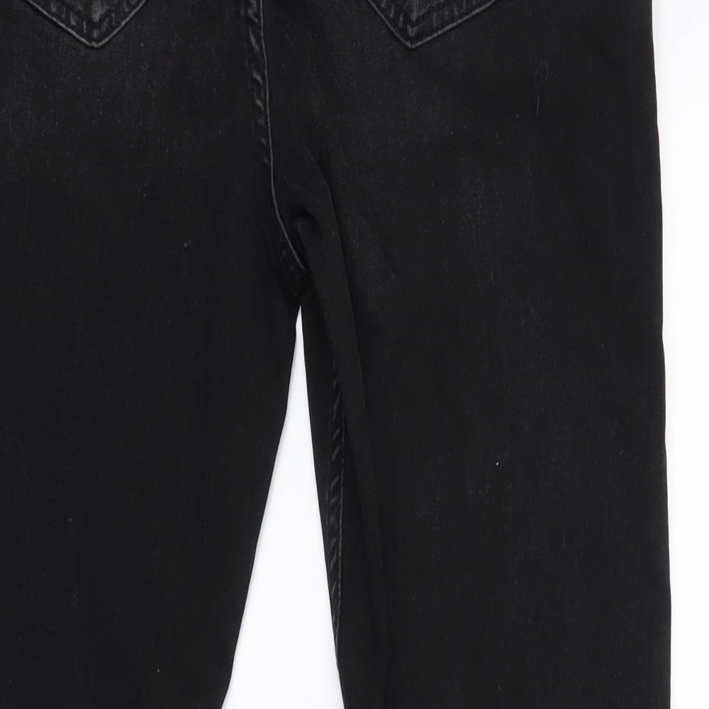 George Womens Black  Denim Skinny Jeans Size 14 L25 in