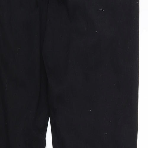 George Womens Black  Denim Straight Jeans Size 16 L27 in