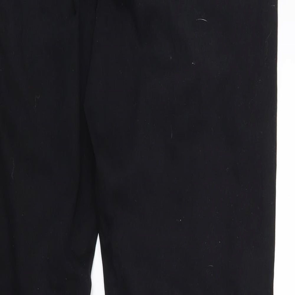 George Womens Black  Denim Straight Jeans Size 16 L27 in
