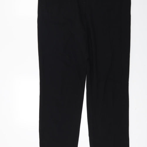 Marks and Spencer Womens Black   Trousers  Size 14 L28 in