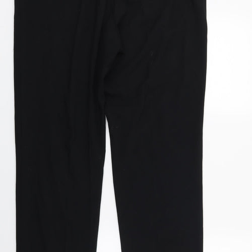 Marks and Spencer Womens Black   Trousers  Size 14 L28 in