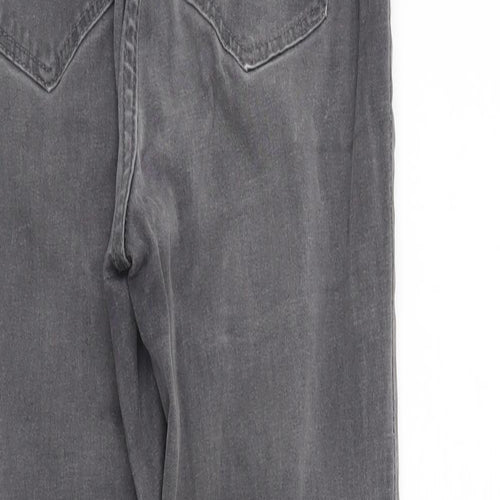 New Look Womens Grey  Denim Skinny Jeans Size 8 L23.5 in