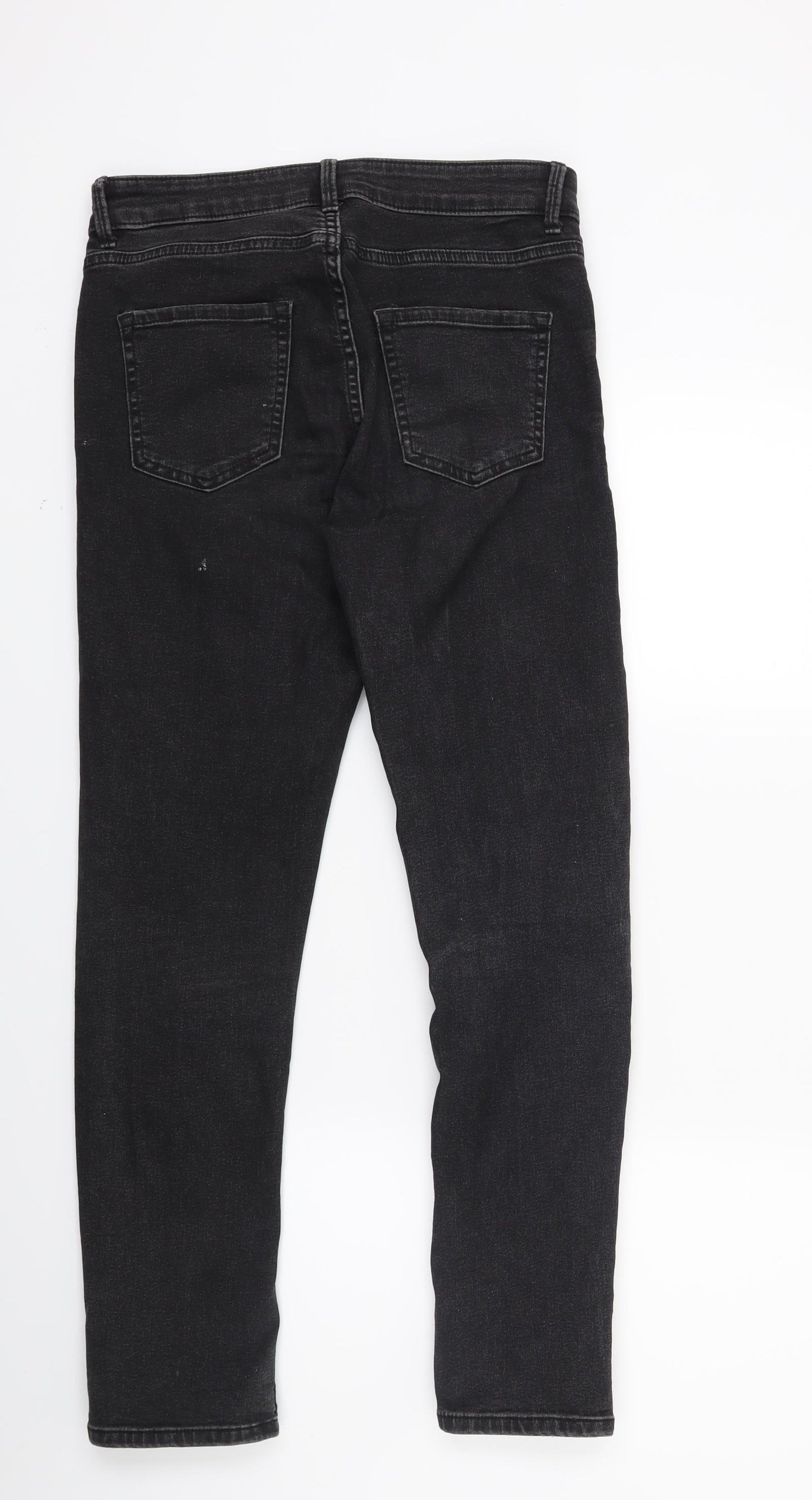 Marks and Spencer Womens Black  Denim Skinny Jeans Size 10 L25 in