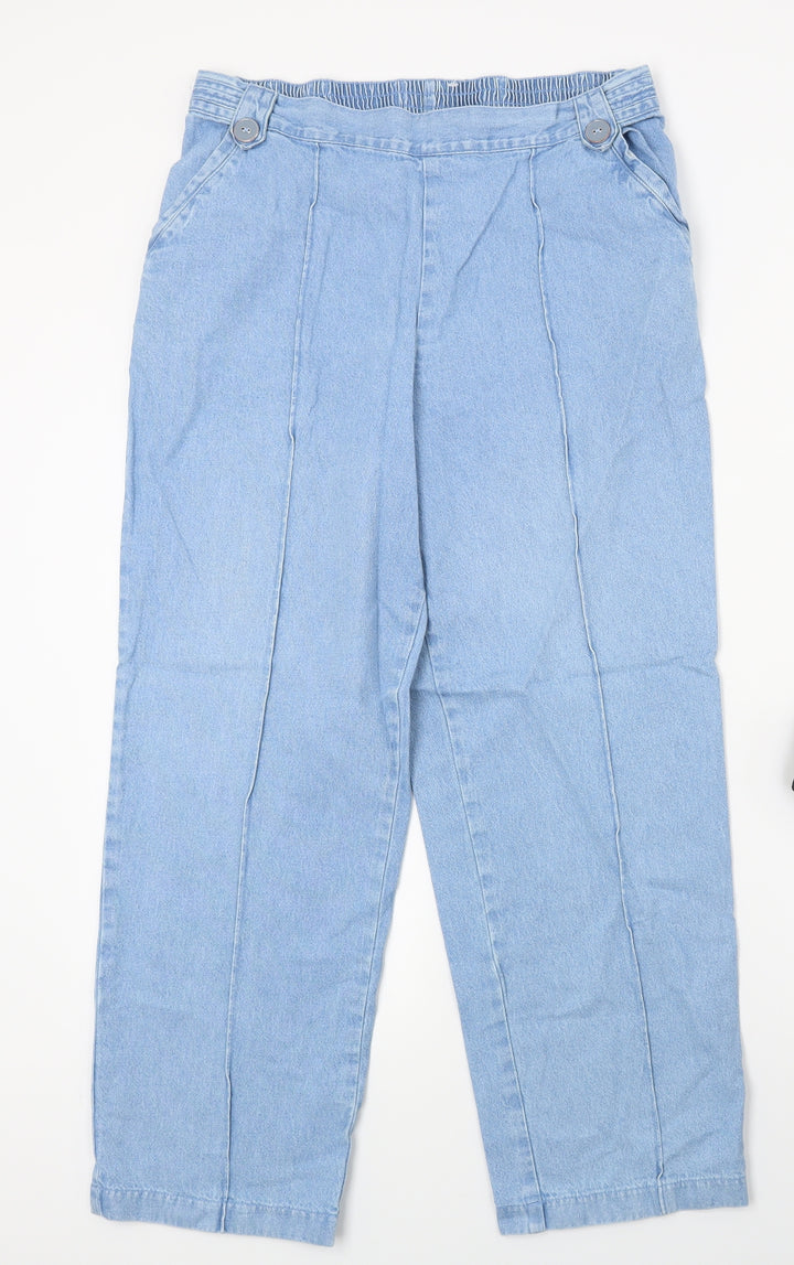 Marks and Spencer Womens Blue Denim Jegging Jeans Size 14 L24 in