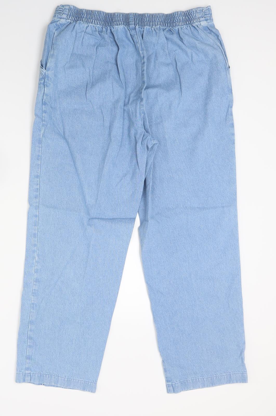 Marks and Spencer Womens Blue  Denim Jegging Jeans Size 14 L24 in