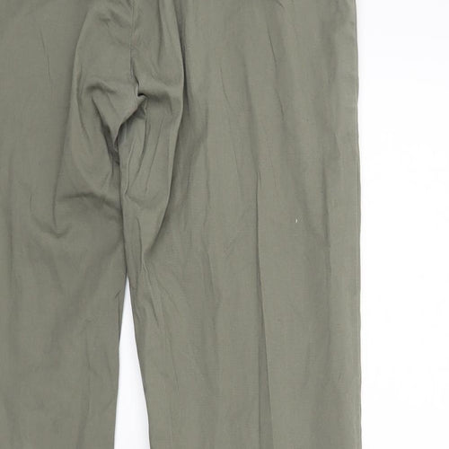 Cam Womens Green   Chino Trousers Size M L25 in
