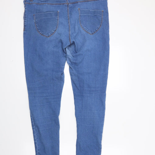 Preworn Womens Blue  Denim Jegging Jeans Size 36 in L27 in
