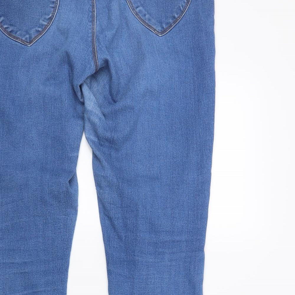 Preworn Womens Blue  Denim Jegging Jeans Size 36 in L27 in