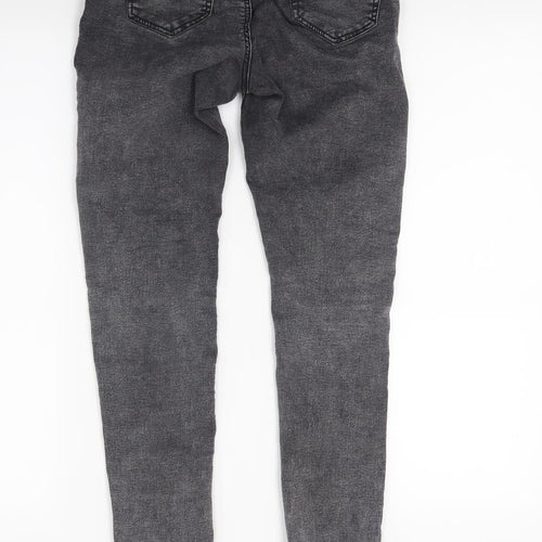 Primark Womens Black  Denim Skinny Jeans Size 8 L26 in