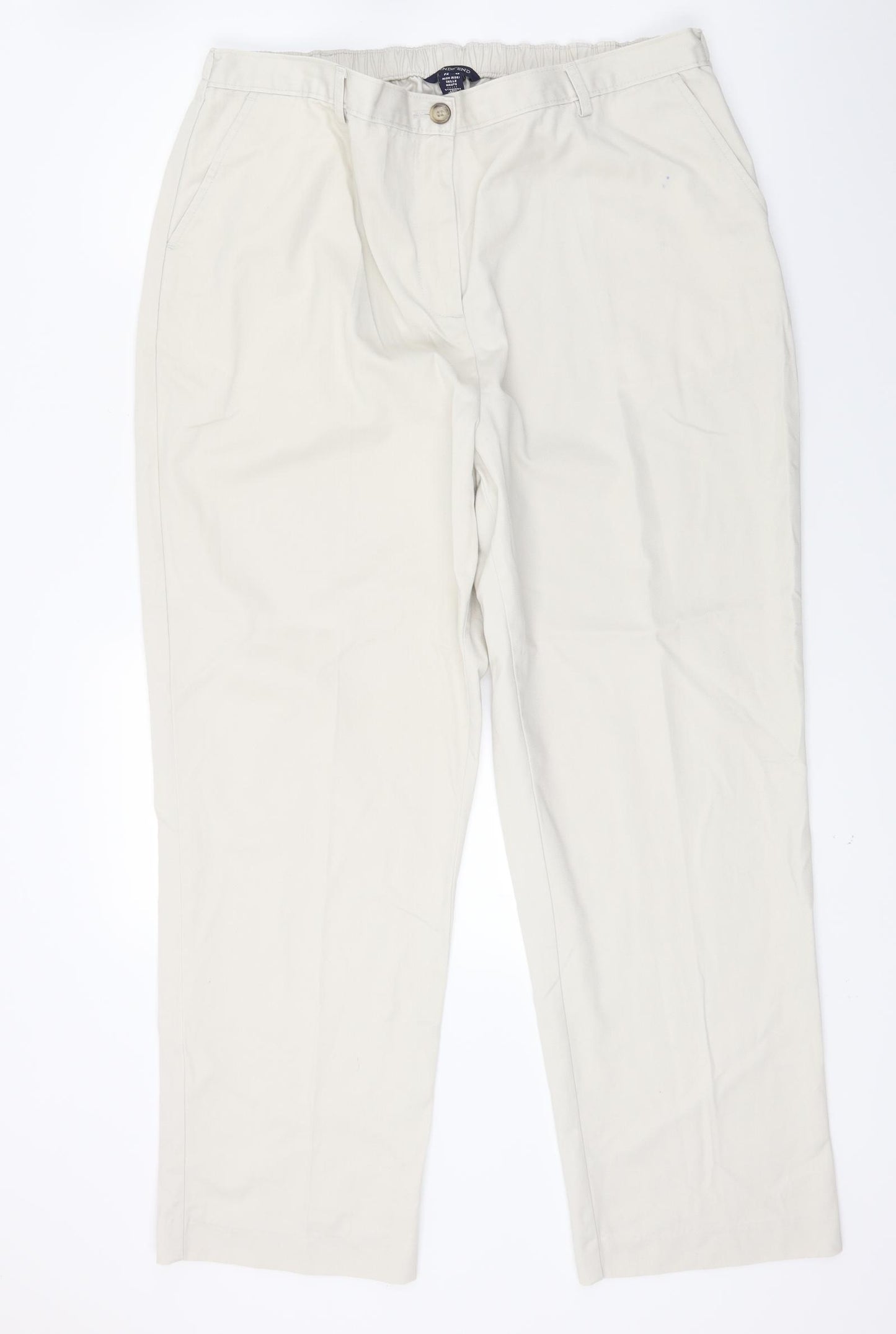 lands end Womens Beige   Trousers  Size 18 L25 in
