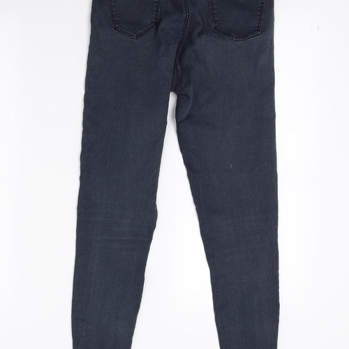 Dorothy Perkins Womens Blue  Denim Skinny Jeans Size 6 L26 in