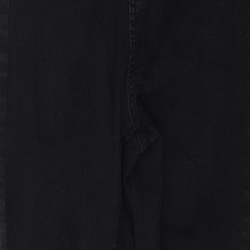 Boohooo Womens Black  Denim Skinny Jeans Size 12 L27 in