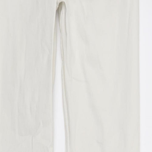 Marks and Spencer Womens White  Denim Skinny Jeans Size 10 L29 in
