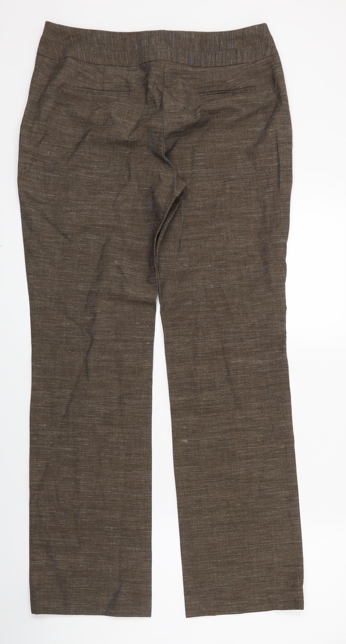 NEXT Womens Brown   Trousers  Size 10 L29 in