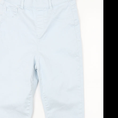 Dorothy Perkins Womens Blue  Denim Cropped Jeans Size 10 L20 in