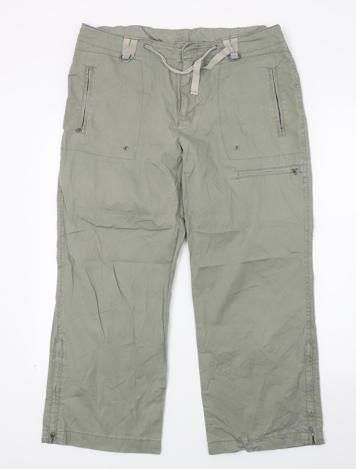 Benotti Womens Green   Cargo Trousers Size 14 L23 in