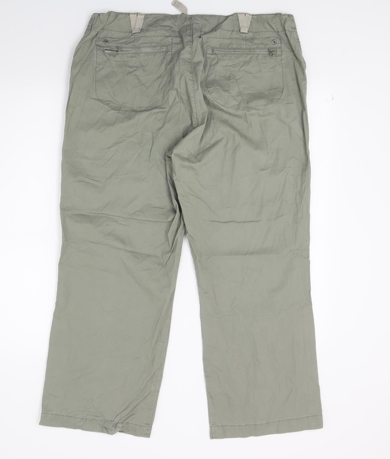 Benotti Womens Green   Cargo Trousers Size 14 L23 in